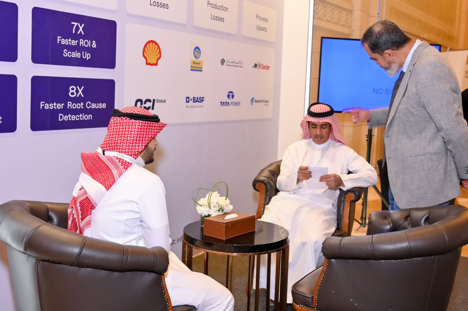 Meeting at Energy Connect conference.